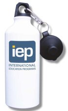 (image for) International Education Programs Water Bottle - White