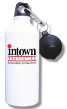 (image for) Intown Properties Water Bottle - White