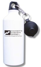 (image for) Investment & Retirement Advisors, Inc. Water Bottle - White
