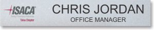 (image for) ISACA Tulsa Chapter Nameplate