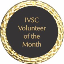 (image for) IVSC Volunteer of the Month Lapel Pin - Black