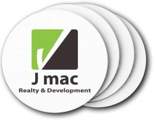 (image for) J Mac Realty and Development Coasters (5 Pack)