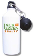 (image for) Jack Green Realty Water Bottle - White