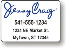 (image for) Jenny Craig 16" x 24" Magnetic Car Signs (Pair)