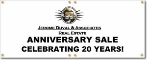 (image for) Jerome Duval & Associates Real Estate Banner Logo Center