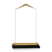 (image for) Gold Jewel Corner Acrylic Award - Large