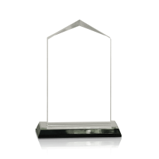 (image for) Silver Jewel Corner Acrylic Award - Medium