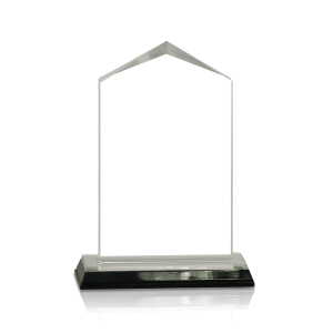 (image for) Silver Jewel Corner Acrylic Award - Medium