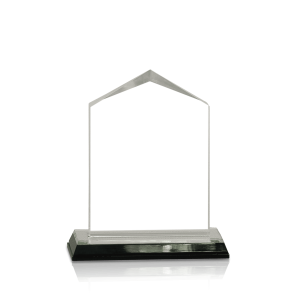 (image for) Silver Jewel Corner Acrylic Award - Small