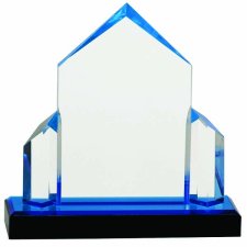 (image for) Blue Jewel Post Impress Acrylic Award - Large