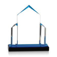 (image for) Blue Jewel Post Impress Acrylic Award - Large