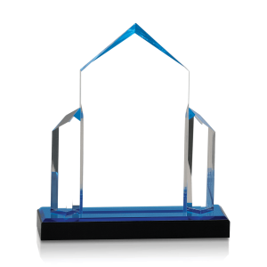 (image for) Blue Jewel Post Impress Acrylic Award - Large