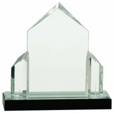 (image for) Silver Jewel Post Impress Acrylic Award - Large