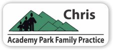 (image for) Academy Park Family Practice White Round Corner Badge