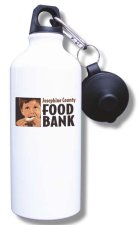 (image for) Jo Co Foodbank Water Bottle - White