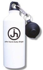 (image for) John Harris Body Shop Water Bottle - White