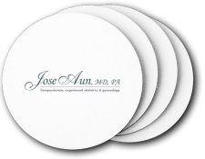 (image for) Jose Aun, M.D., P.A. Coasters (5 Pack)