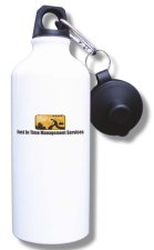 (image for) Just In Time Management Services Water Bottle - White