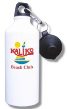 (image for) Kaliko Beach Club Water Bottle - White