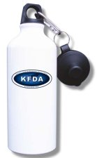 (image for) Kansas Funeral Directors Assoc. Water Bottle - White