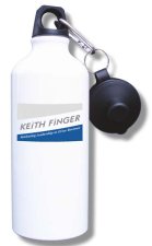 (image for) Keith Finger Marketing Water Bottle - White