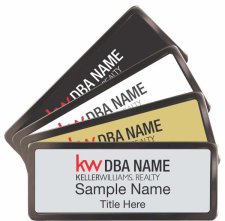 (image for) Black Chrome Name Badges