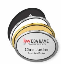 (image for) Oval Executive Name Badges