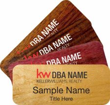 (image for) Wood Name Badges