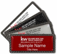 (image for) Carbon Fiber Name Badges