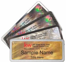 (image for) Mother of Pearl Name Badges