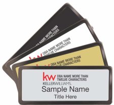 (image for) Black Chrome Name Badges