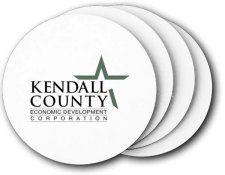 (image for) Kendall County Econ. Dev. Corp. Coasters (5 Pack)