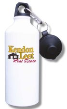 (image for) Kendon Leet Real Estate Water Bottle - White
