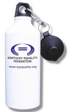 (image for) Kentucky Equality Federation Water Bottle - White