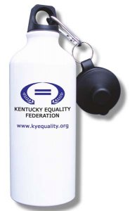 (image for) Kentucky Equality Federation Water Bottle - White