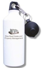 (image for) Klee Real Estate and Property Management Water Bottle - White