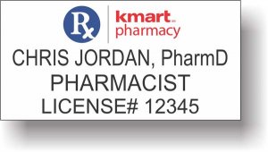 (image for) Kmart Pharmacy White Badge