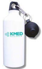 (image for) KMED Research Water Bottle - White