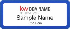 (image for) Keller Williams Realty Logo 2 Color Swap Badge Insert and Frame Package