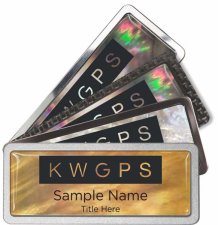 (image for) Mother of Pearl Name Badges