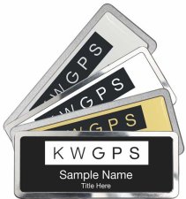 (image for) Rectangle Prestige Name Badges