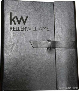 (image for) Keller Williams KW Black Leather Padfolio