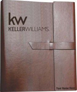 (image for) Keller Williams KW Brown Leather Padfolio