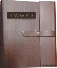 (image for) Keller Williams Global Property Specialists Brown Leather Padfolio