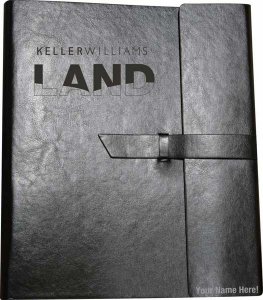 (image for) Keller Williams Land Black Leather Padfolio