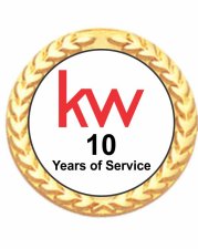 (image for) KW Years of Service Lapel Pin - 10 Year