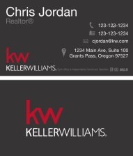 (image for) Keller Williams KW Business Cards Style H - Pack of 500