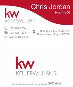 (image for) Keller Williams KW Business Cards Style L - Pack of 500