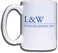 (image for) L and W Investigations Mug
