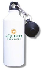 (image for) La Quinta Inns & Suites Water Bottle - White